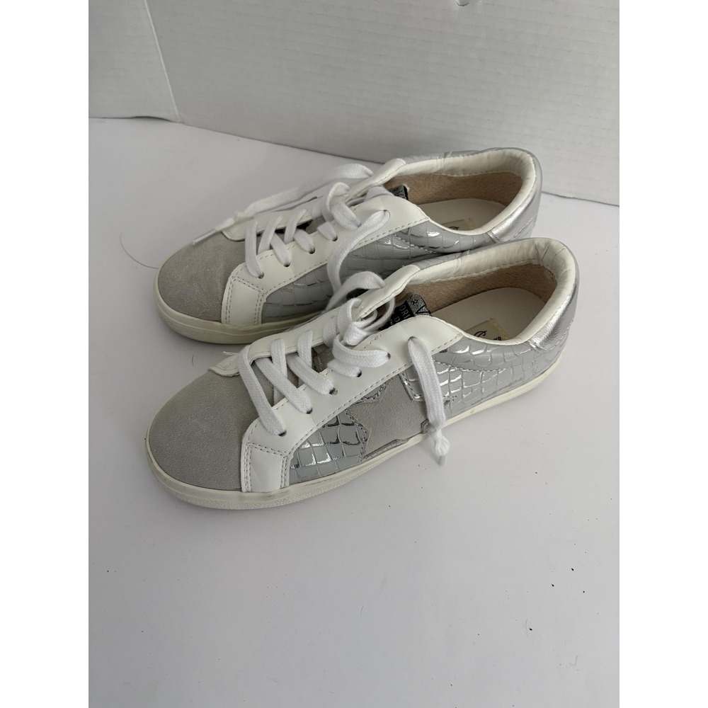 Vintage Havana Shoes Womens Size 7 Croc Embossed Low‎ Top Sneakers VH1954